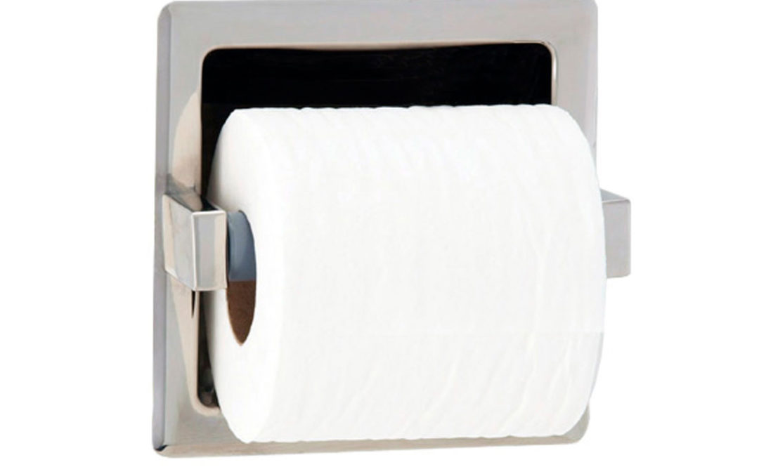 Recessed Toilet Tissue Holder – (Model #: 212)