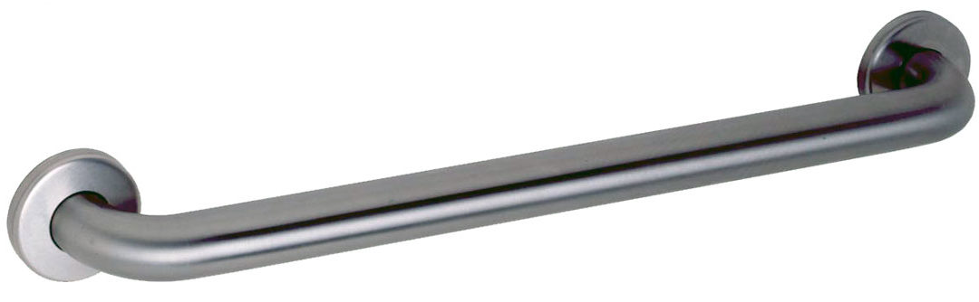 1 Inch Diameter Straight Grab Bar with Snap Flange – (Model #: 100s-series-snap)