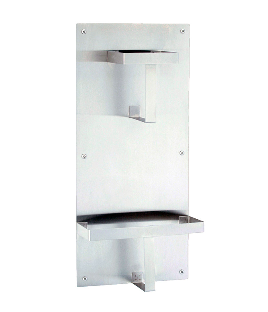 Surface-Mounted Bed Pan Rack - (Model #: bp-1)-image