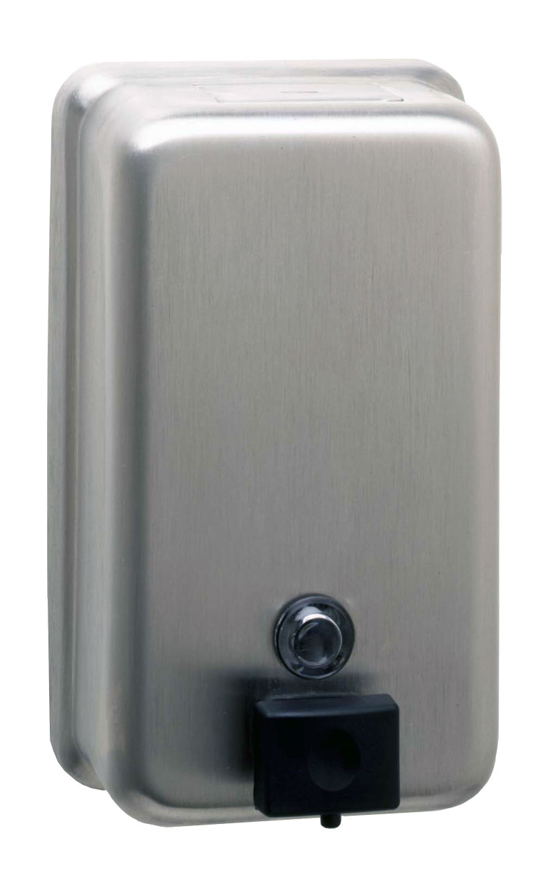 Surface-Mounted Vertical Tank-Type Soap Dispenser with All-Purpose Valve - (Model #: g-16ap) Image