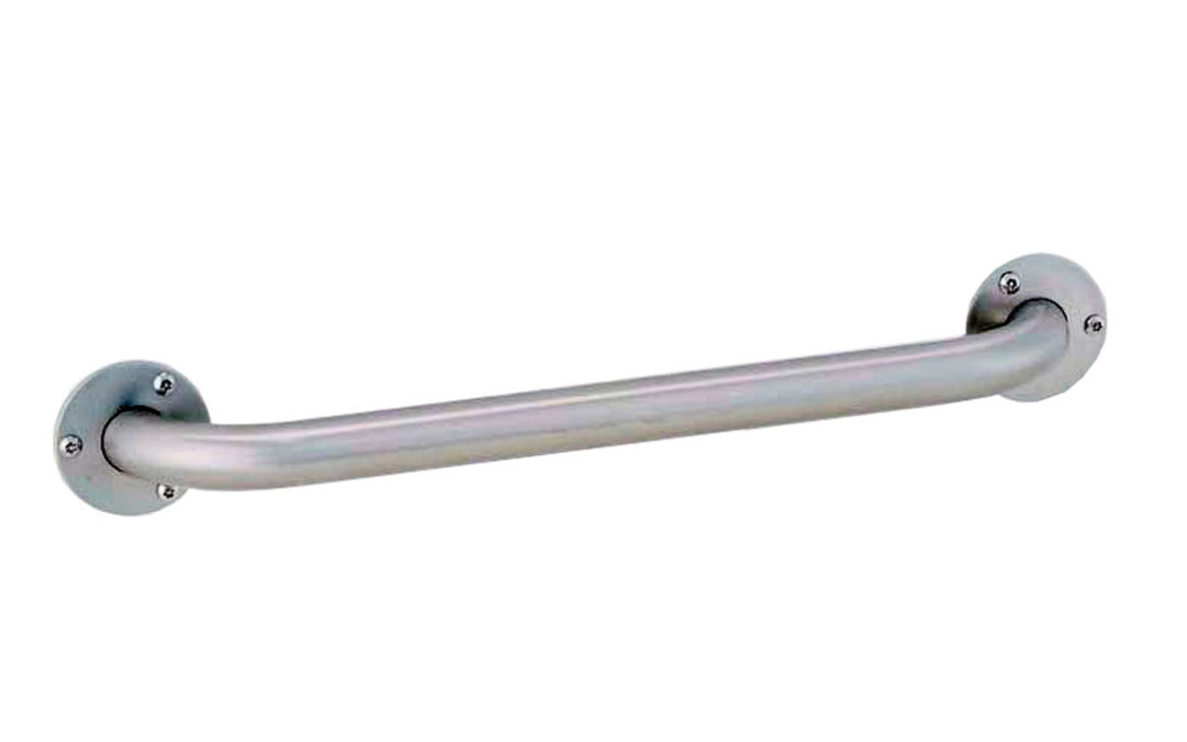 1.25 Inch Diameter Straight Grab Bar with Exposed Flange – (Model #: 125e-series-exposed)