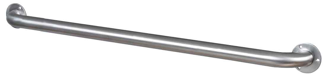 1.5 Inch Diameter Straight Grab Bar with Exposed Flange - (Model #: 150e-series-exposed)-image
