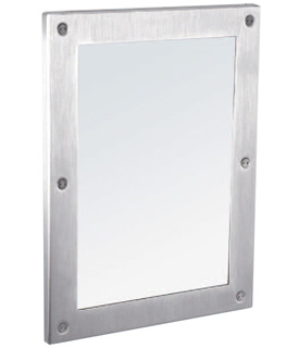 Maximum Security Front-Mounted Framed Mirror - (Model #: msa-11) Image