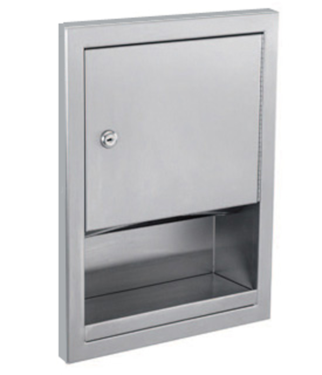 Semi-Recessed Towel Dispenser - (Model #: td-4f) Image