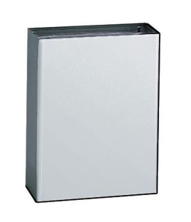 Surface-Mounted Waste Receptacle with Vinyl Liner, 7 gal. (26.5 L) - (Model #: wr-2) main image